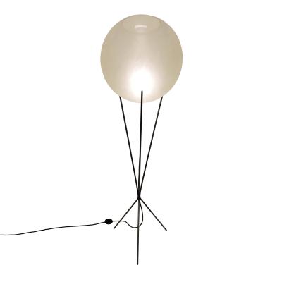 Lampe métal- Sphère plexiglass  diamètre 50cm - Hauteur 163cm 