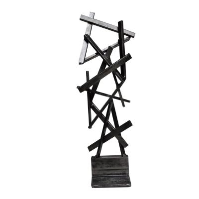 Métal - Hauteur 44 cm   largeur 17 cm  profondeur 9cm