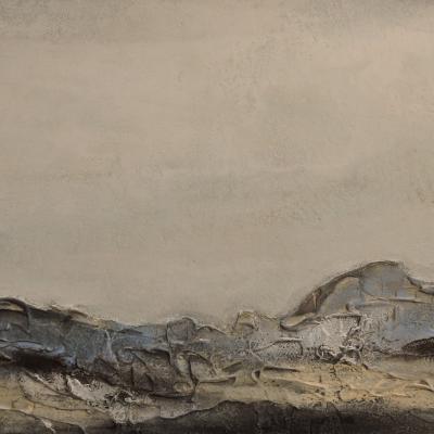 Peinture sur médium 44 cm / 32 cm 