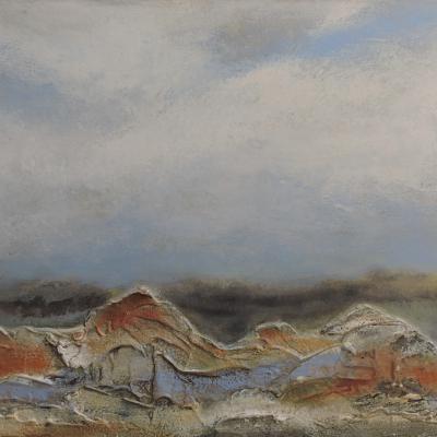 Peinture sur médium 44 cm / 32 cm 