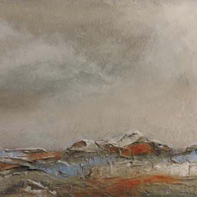 Peinture sur médium 44 cm / 32 cm 
