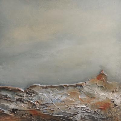 Peinture sur médium 35 cm / 35 cm 