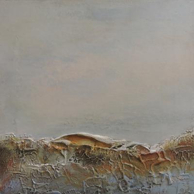 Peinture sur médium 38 cm / 38 cm 