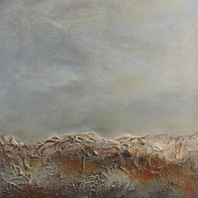 Peinture sur médium 38 cm / 38 cm 