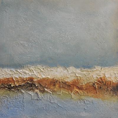 Peinture sur médium 30 cm / 30 cm 