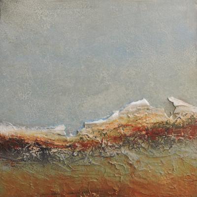 Peinture sur médium 30 cm / 30 cm 