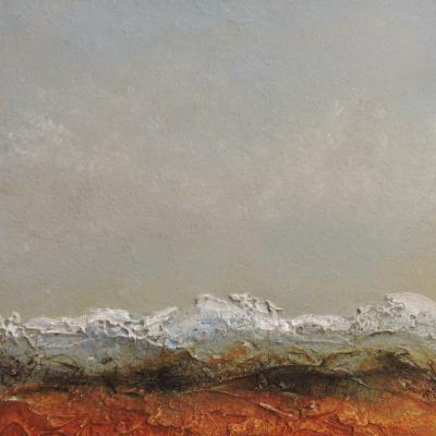 Peinture sur médium 30 cm / 30 cm 