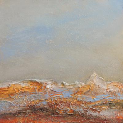 Peinture sur médium 30 cm / 30 cm 