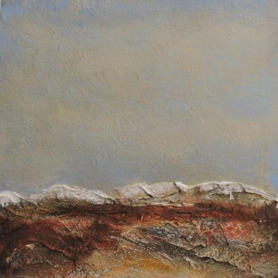 Peinture sur médium 30 cm / 30 cm 