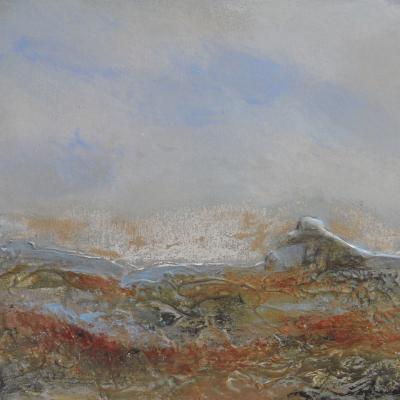 Peinture sur médium 25 cm / 25 cm 