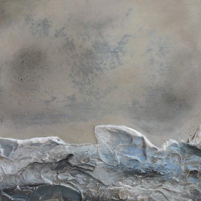 Peinture sur médium 25 cm / 25 cm 