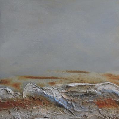 Peinture sur médium 25 cm / 25 cm 