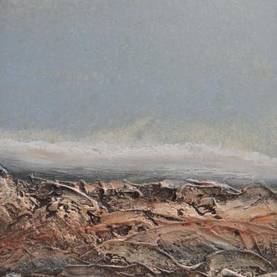 Peinture sur médium 25 cm / 25 cm 