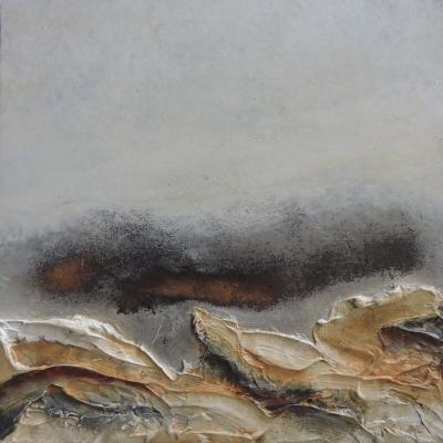 Peinture sur médium 25 cm / 25 cm 