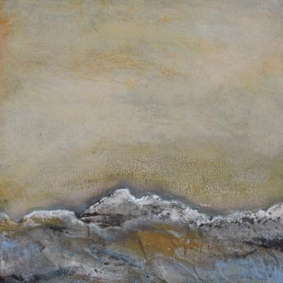 Peinture sur médium 25 cm / 25 cm 