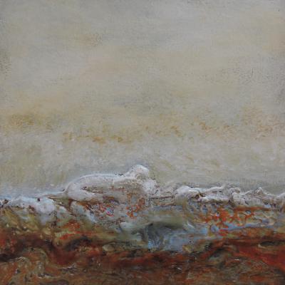Peinture sur médium 25 cm / 25 cm 