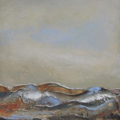 Peinture sur médium 25 cm / 25 cm 