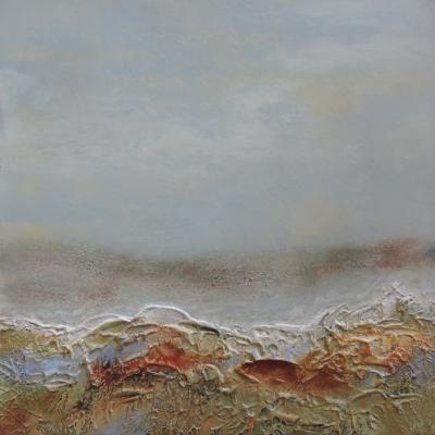 Peinture sur médium 48 cm / 48 cm 