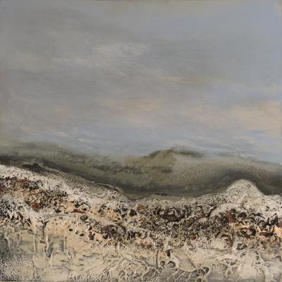 Peinture sur médium 35 cm / 35 cm 