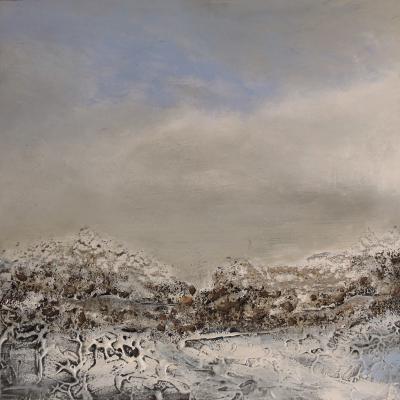 Peinture sur médium 35 cm / 35 cm 
