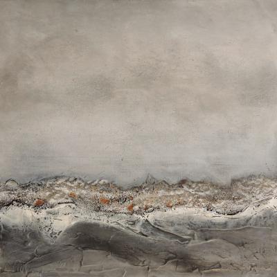 Peinture sur médium 35 cm / 35 cm 