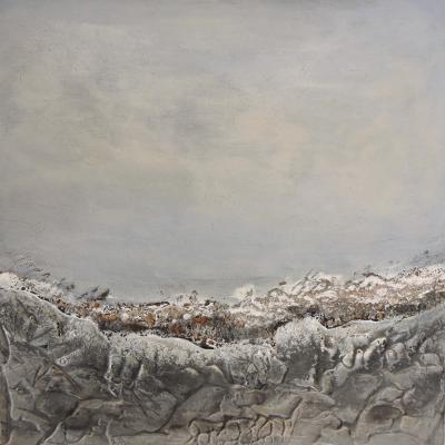 Peinture sur médium 35 cm / 35 cm 