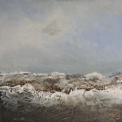 Peinture sur médium 35 cm / 35 cm 