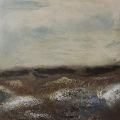 Peinture sur médium 35 cm / 35 